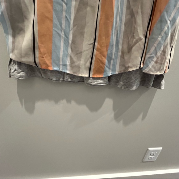 Anthropology Dolan Left Coast Collection Layered Dress Striped XS - Picture 4 of 5